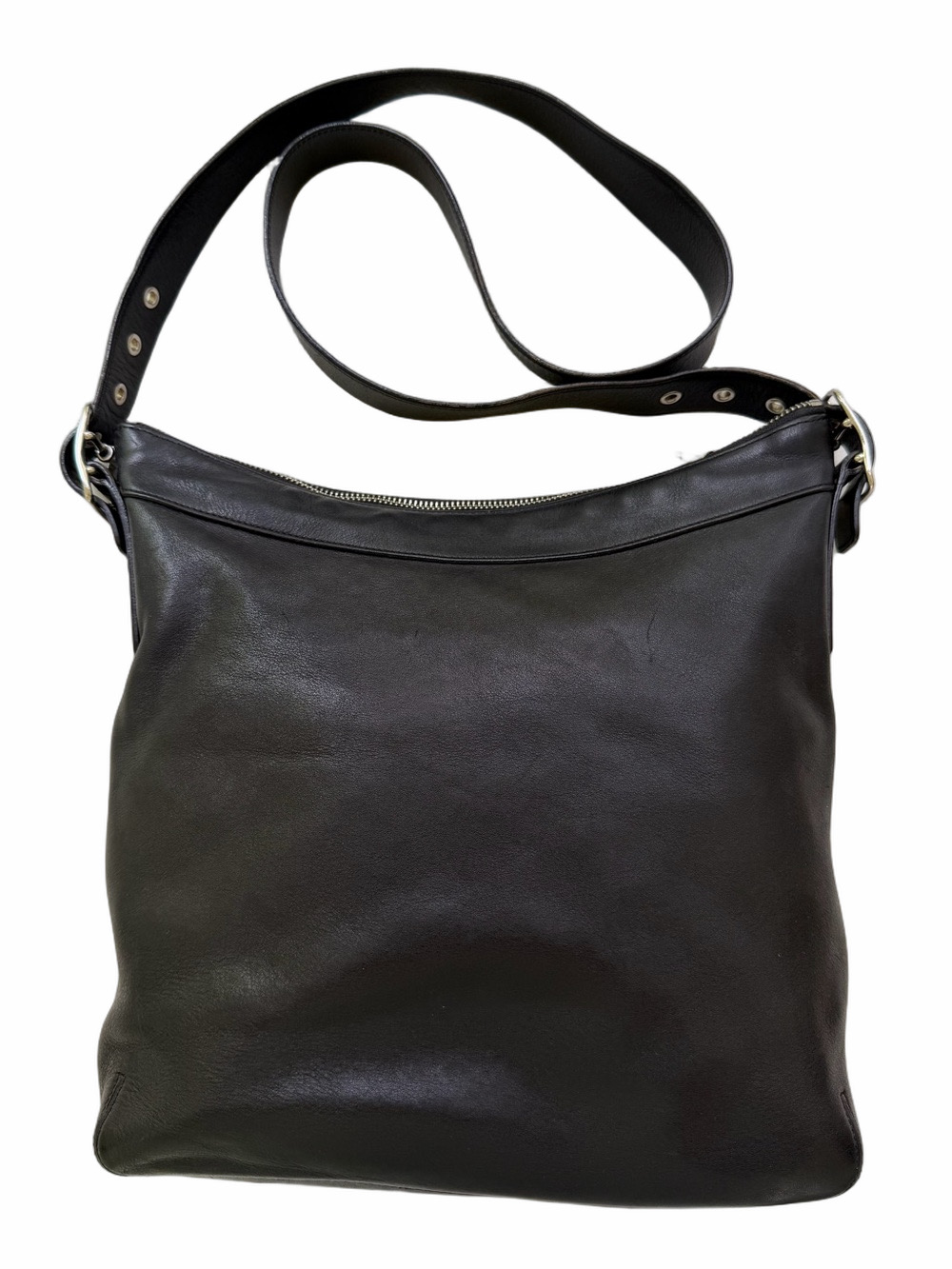 Coach # 9188 Legacy Slim Duffel Crossbody Black Leather Purse Shoulder Bag - Picture 2 of 16